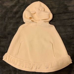 Girls size 3T knit poncho from the Gap